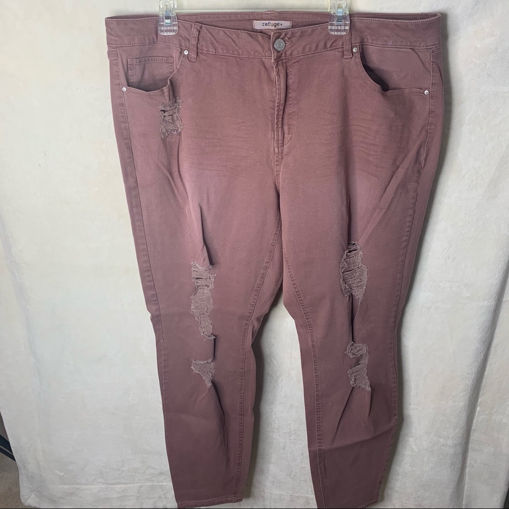 Refuge Mauve jeggings NWOT